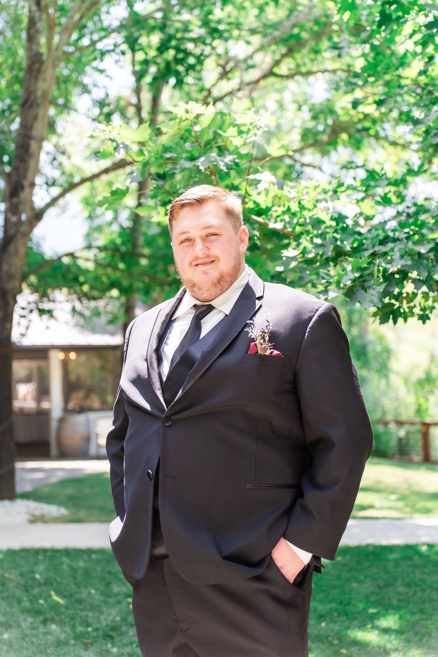 portrait of the groom