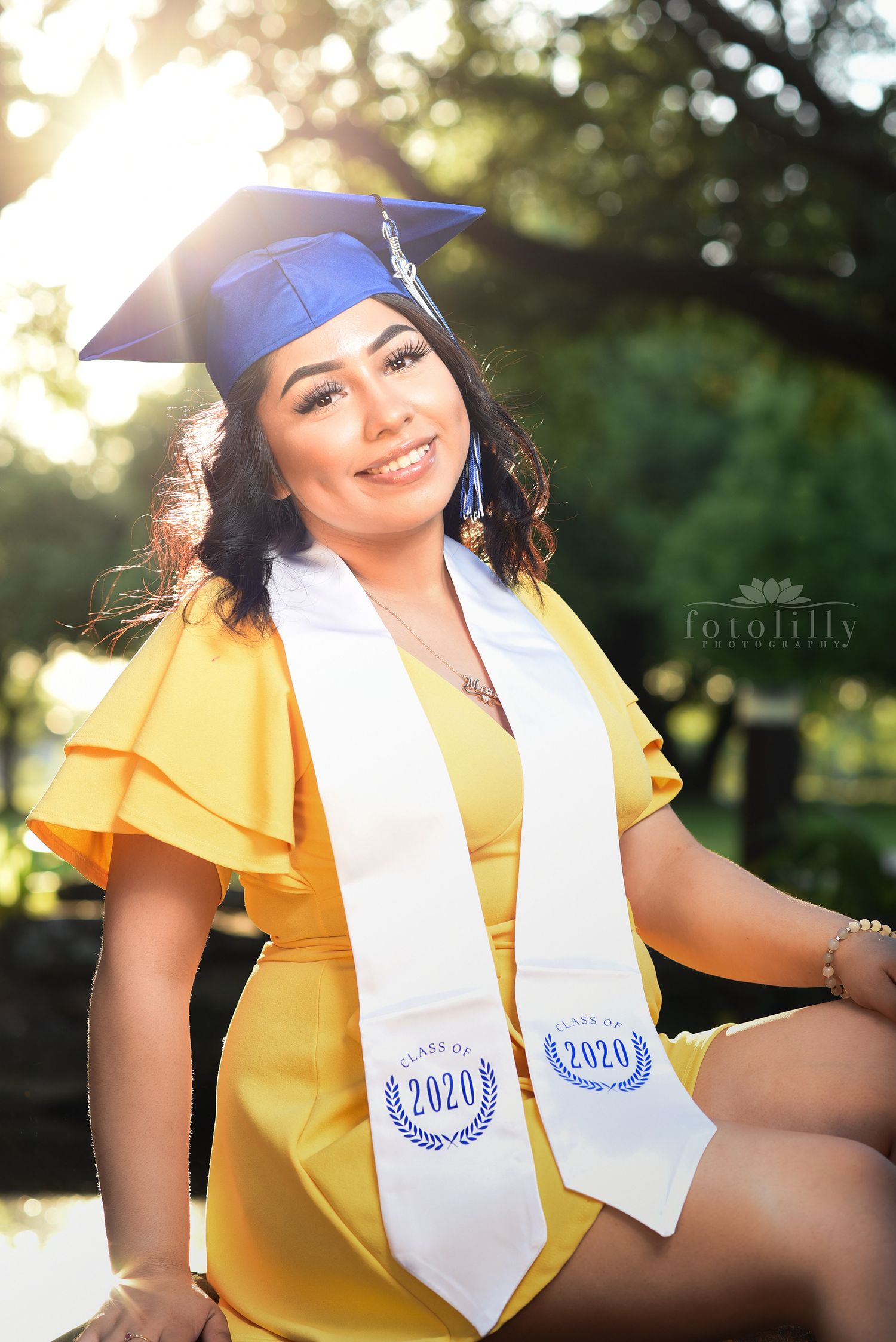 Maria's Senior Photoshoot at the Theological Seminary Garden fotolilly photography senior portrait packages.