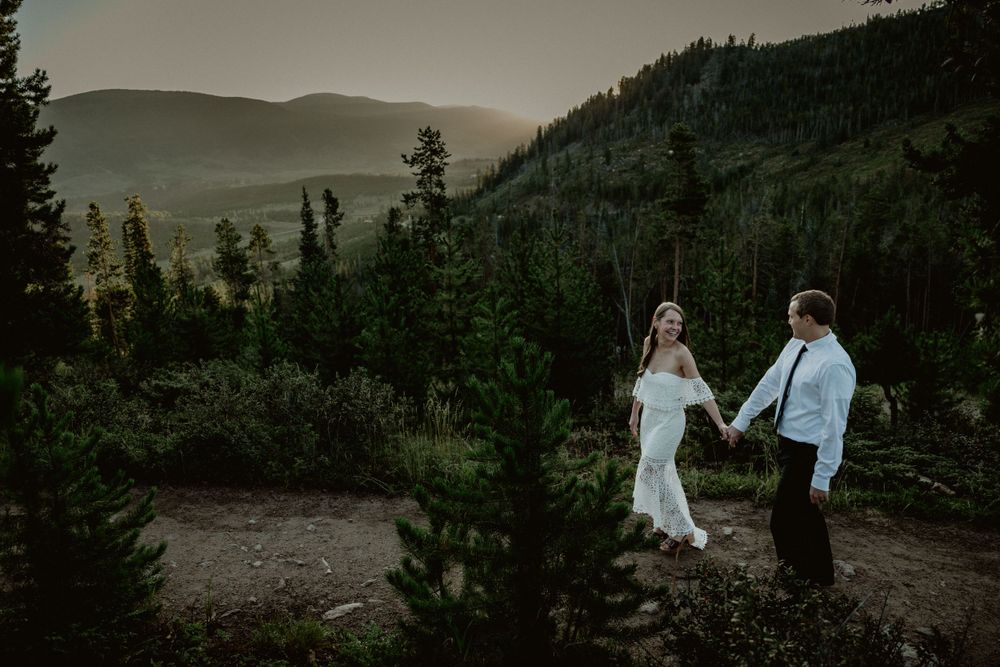 Breckenridge intimate wedding elopement