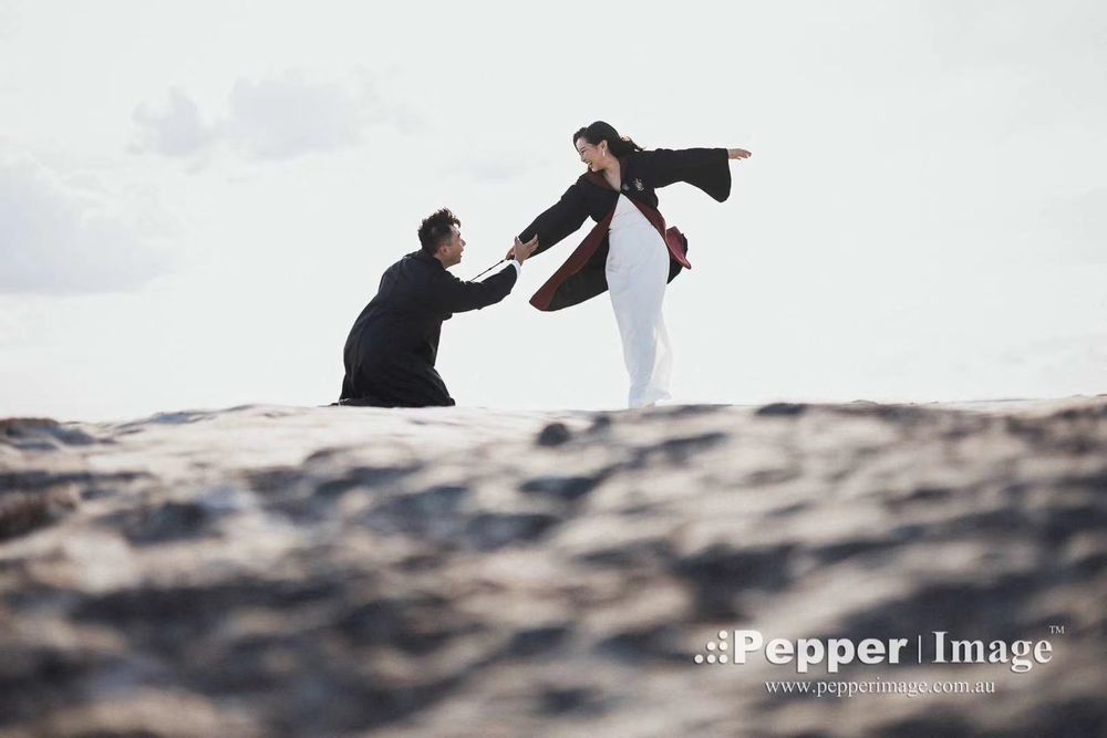 Engagement Photo at Blue Mountain