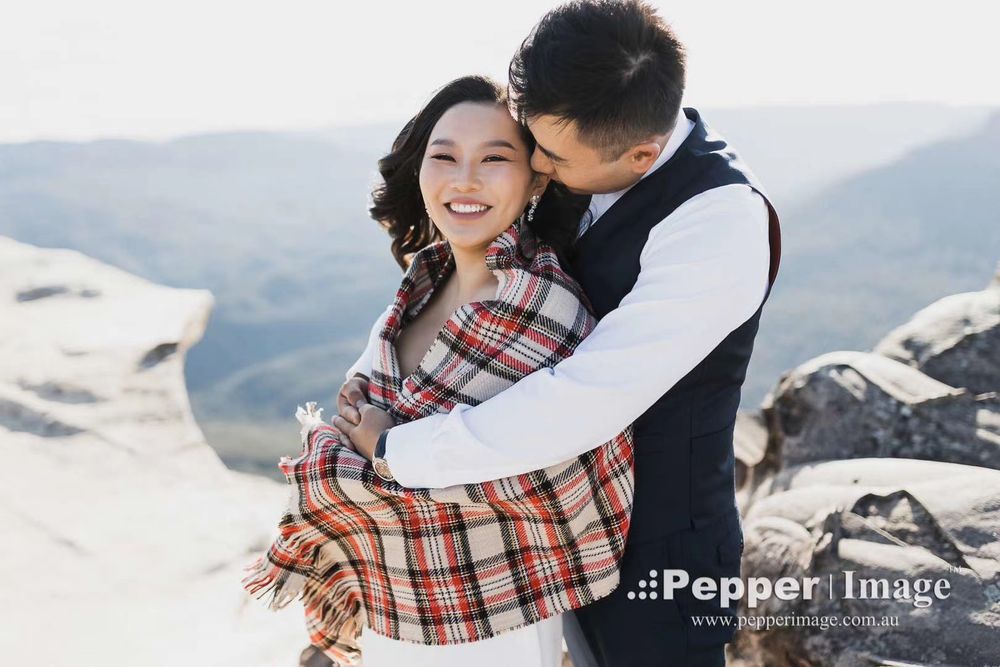 Engagement Photo at Blue Mountain