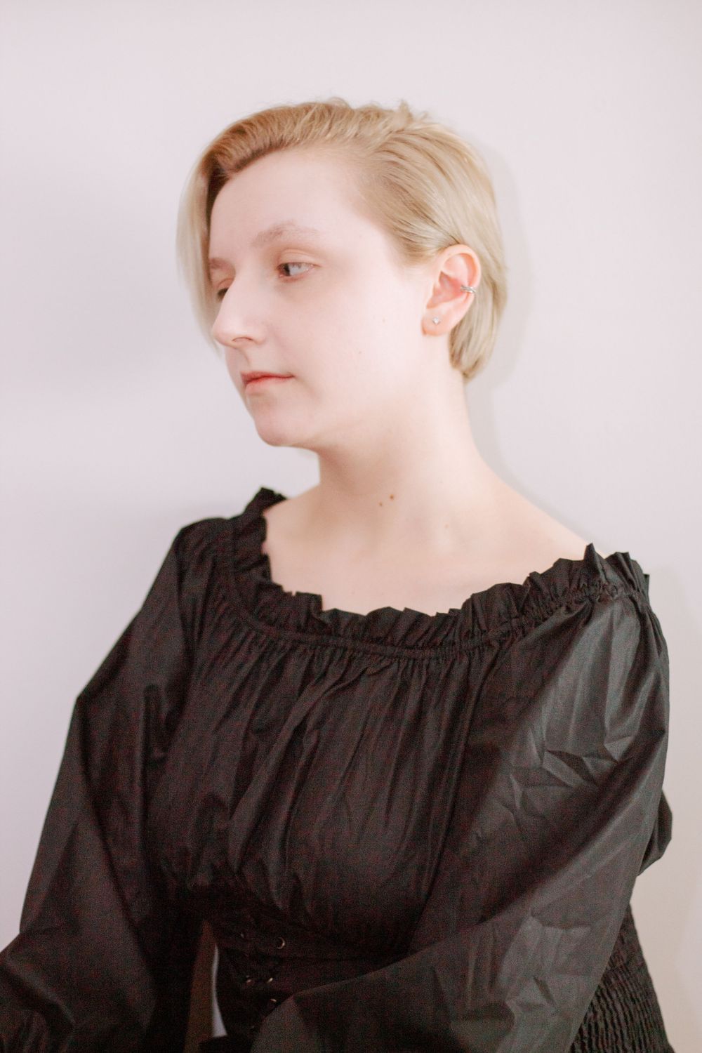 Side profile portrait senior girl Helen, GA