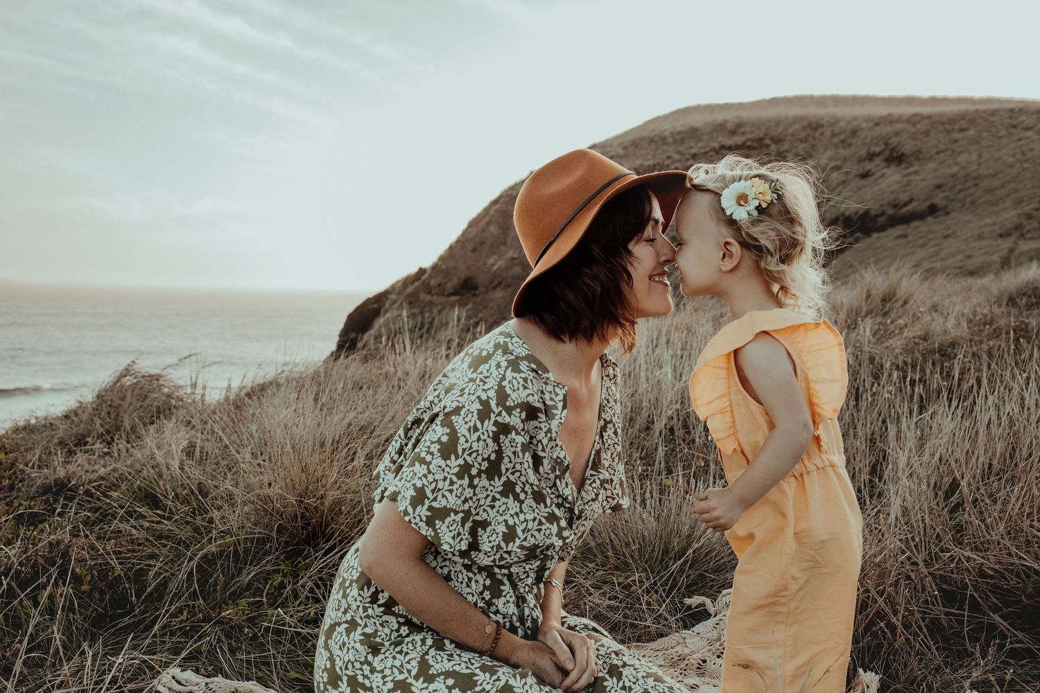 family moment of tasmanian elopement wedding and family photographer joss jensen