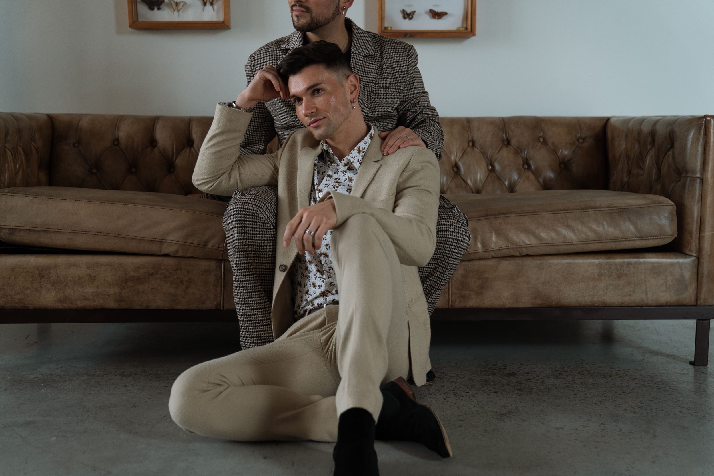 bisexual engagement shoot