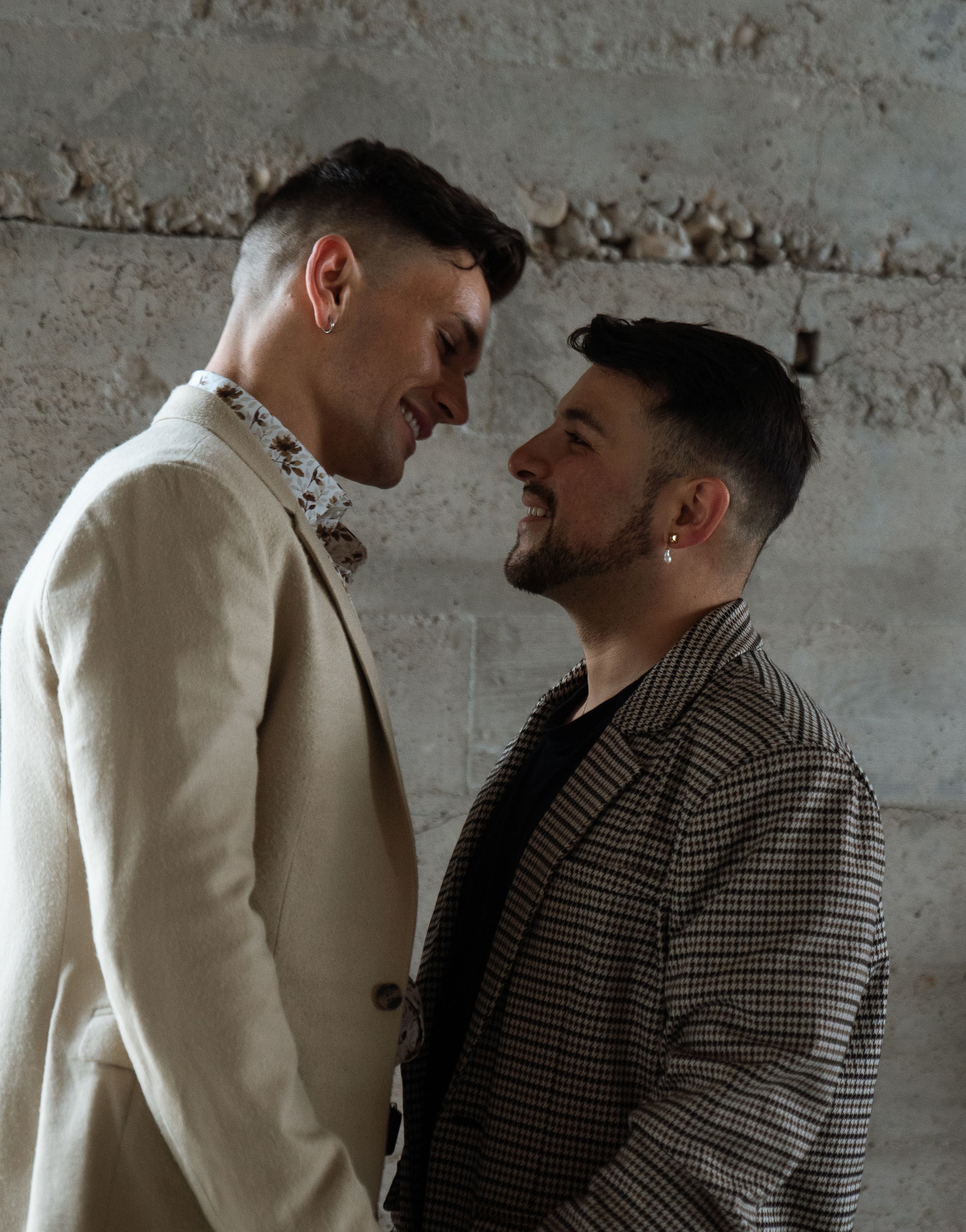 gay couple engagement shoot