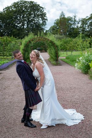 Rachel and Darran at Gordon castle