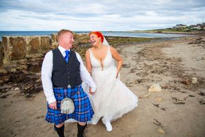Ross and Tracy Lossiemouth  wedding