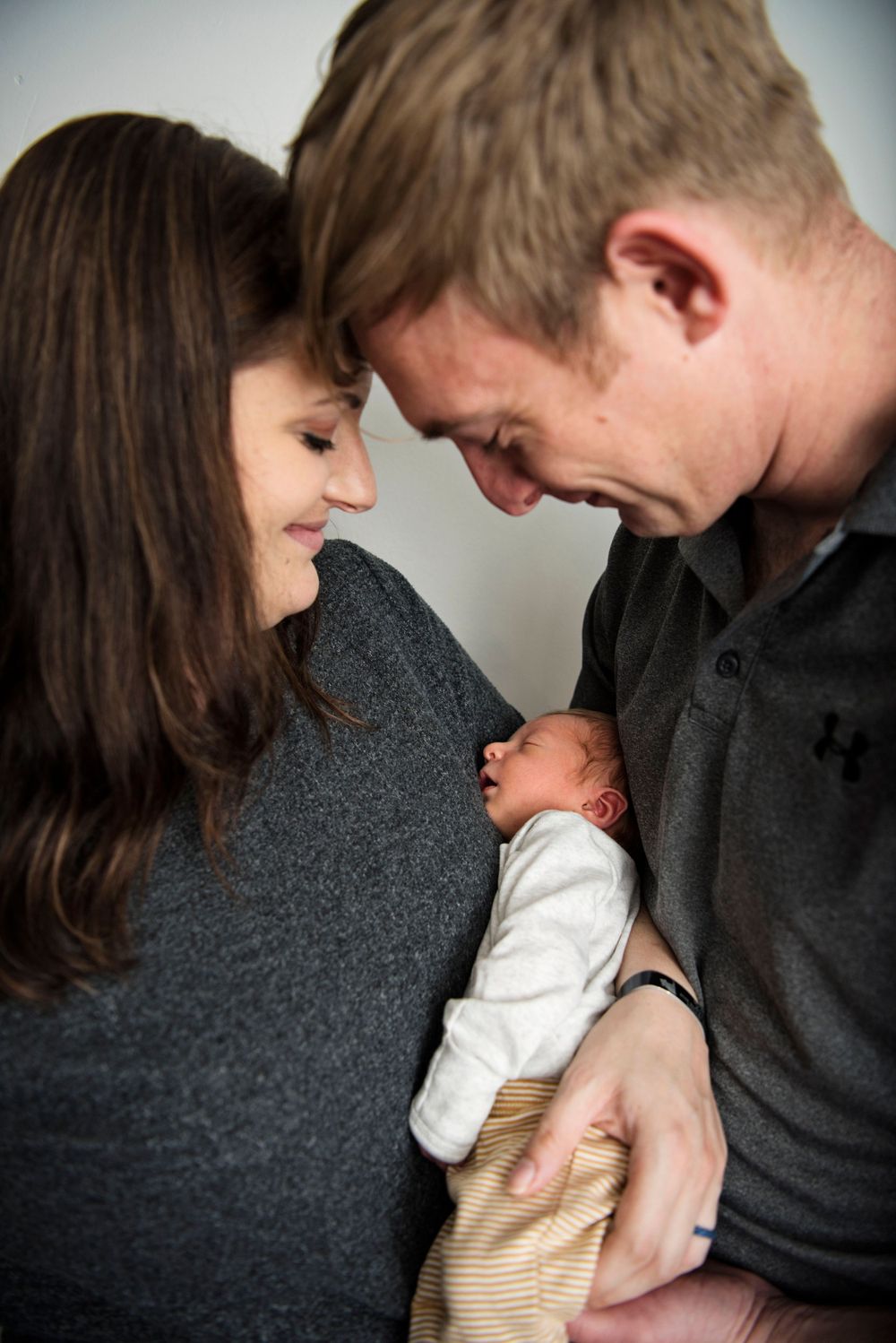 Mom and Dad with newborn