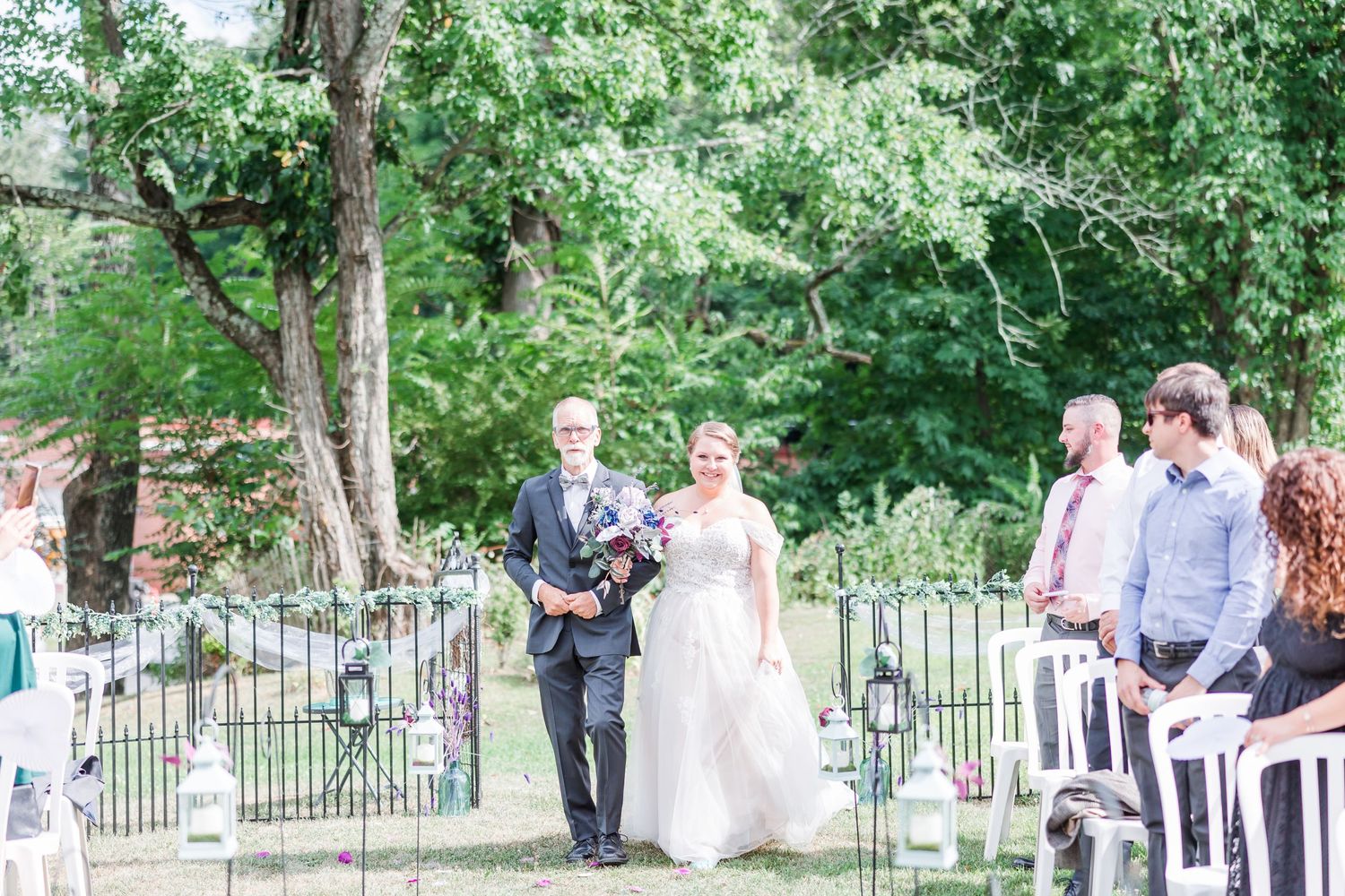 Pocono Wedding Photographer Summer August Wedding with unique details