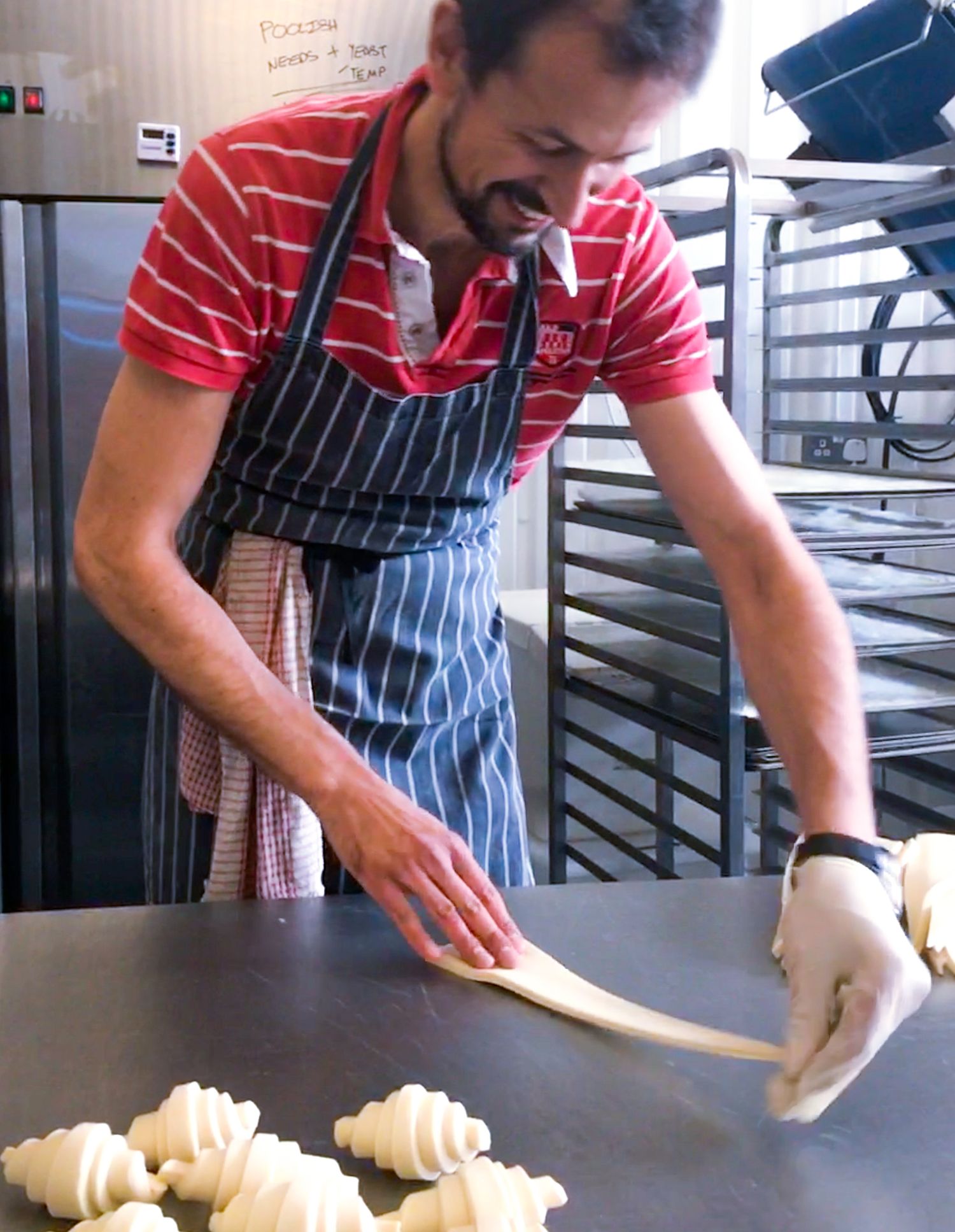 Croissant Dough Stretch - Photo by © Reka Csulak