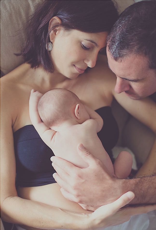 in home lifestyle newborn family portrait gold coast