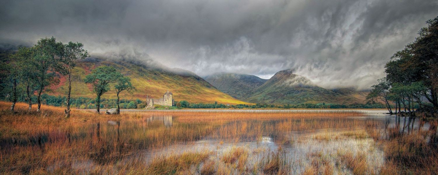 Kilchurn Castle on a stormy day, Gavin Duncan Photography Workshops