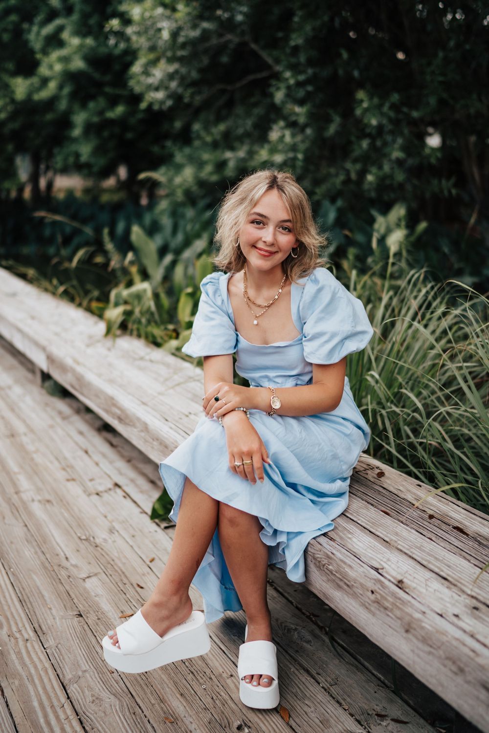 Senior Beach Photo Session Watercolor Florida