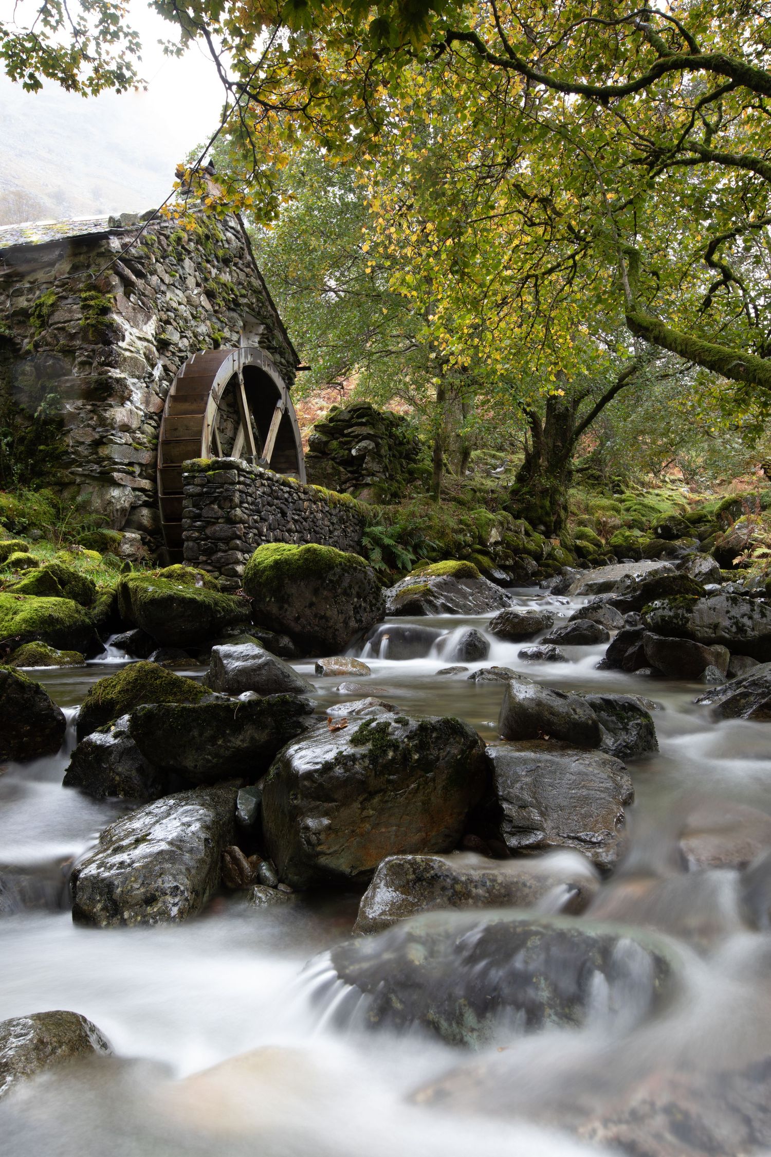 Borrowdale mill landscape photograph