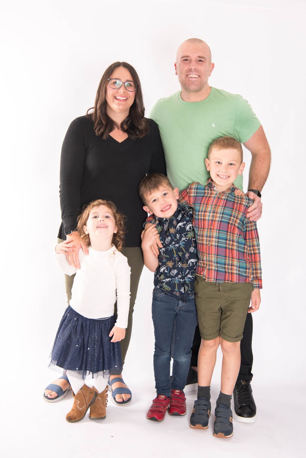 Family photography, Plymouth studio