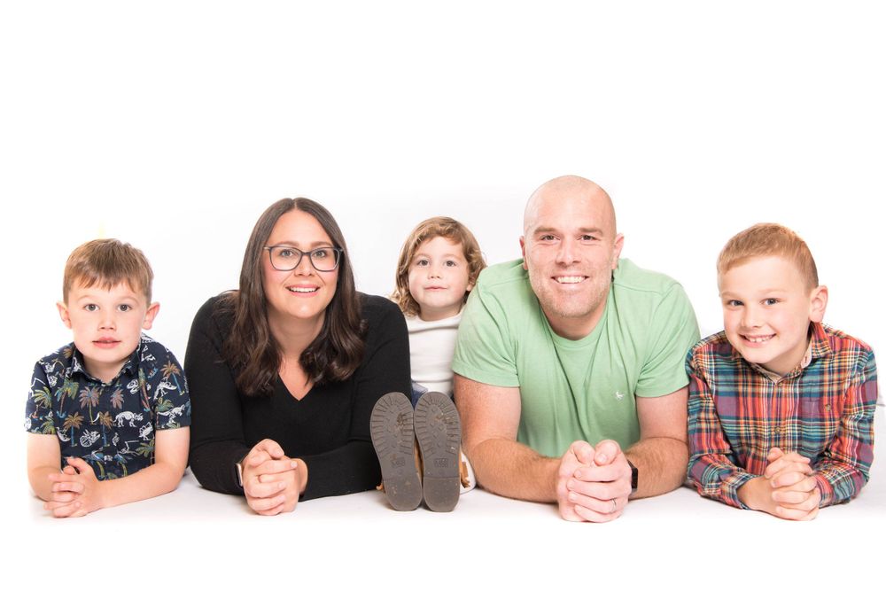 Family photography, Plymouth studio