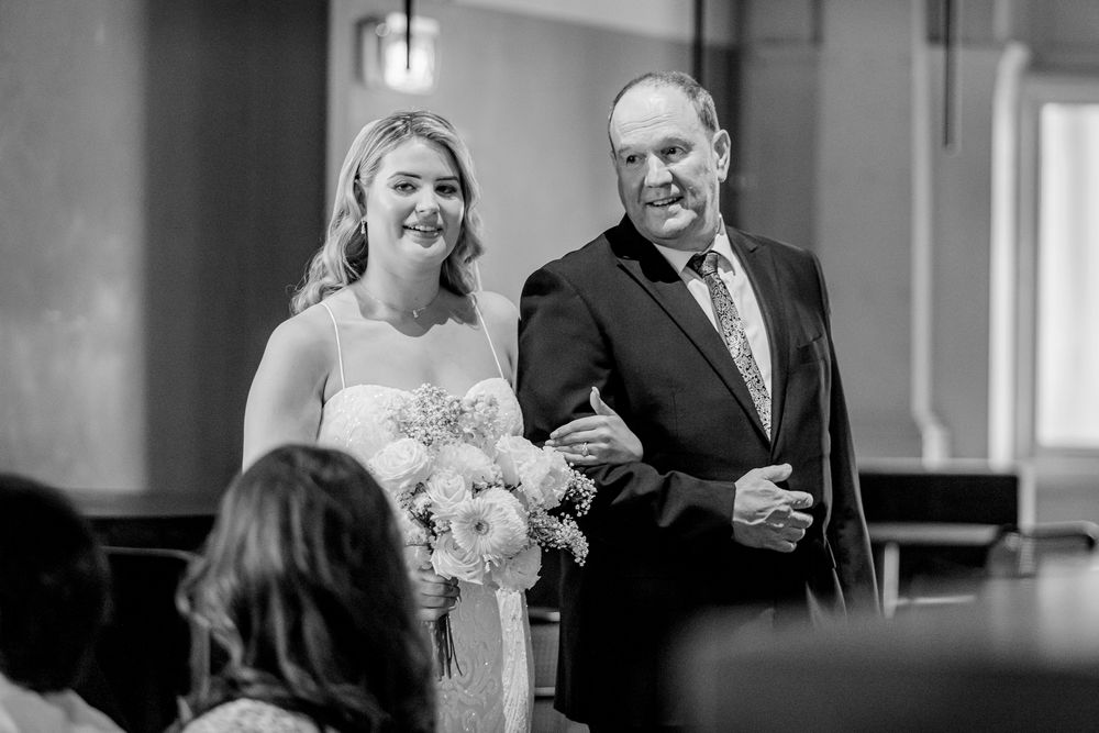 Wedding ceremony at Moana Hall