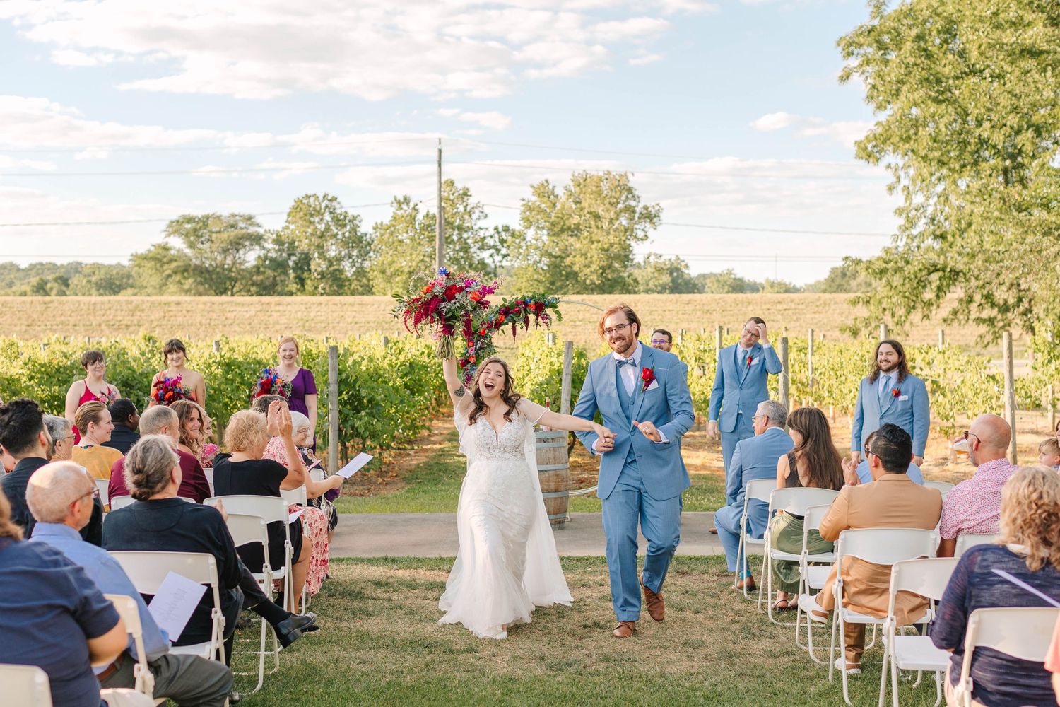 Jasper Winery wedding ceremony