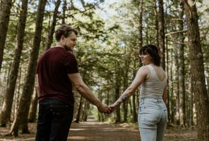 Oakfield Provincial Park Engagement session, Halifax Nova Scotia - Charlotte Buckle Photography