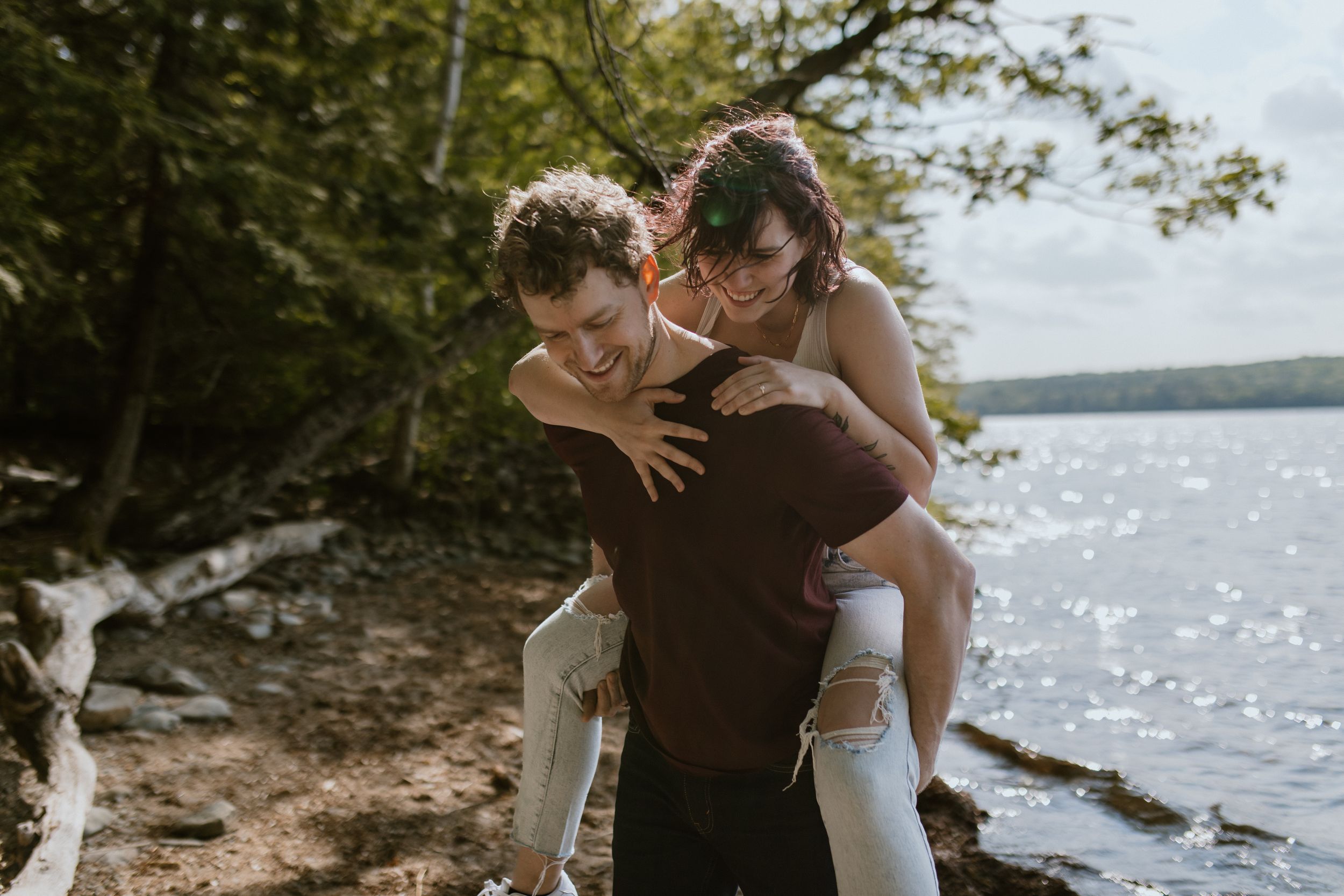 Oakfield Provincial Park Engagement session, Halifax Nova Scotia - Charlotte Buckle Photography