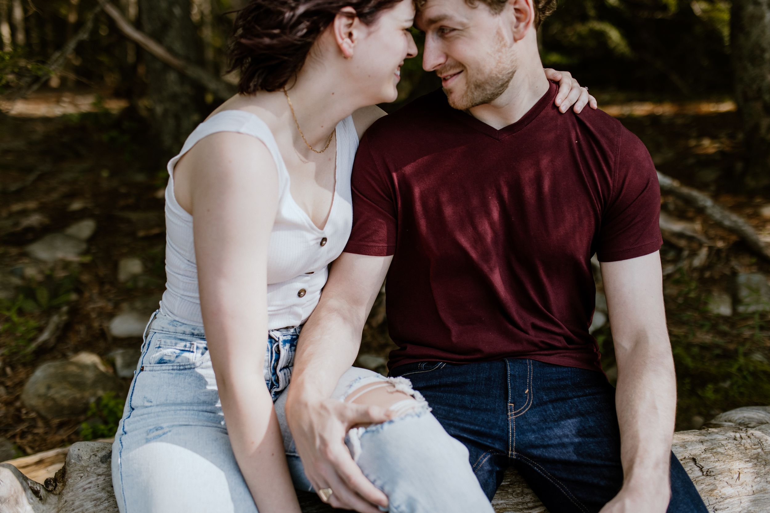 Oakfield Provincial Park Engagement session, Halifax Nova Scotia - Charlotte Buckle Photography