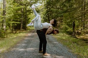 Oakfield Provincial Park Engagement session, Halifax Nova Scotia - Charlotte Buckle Photography