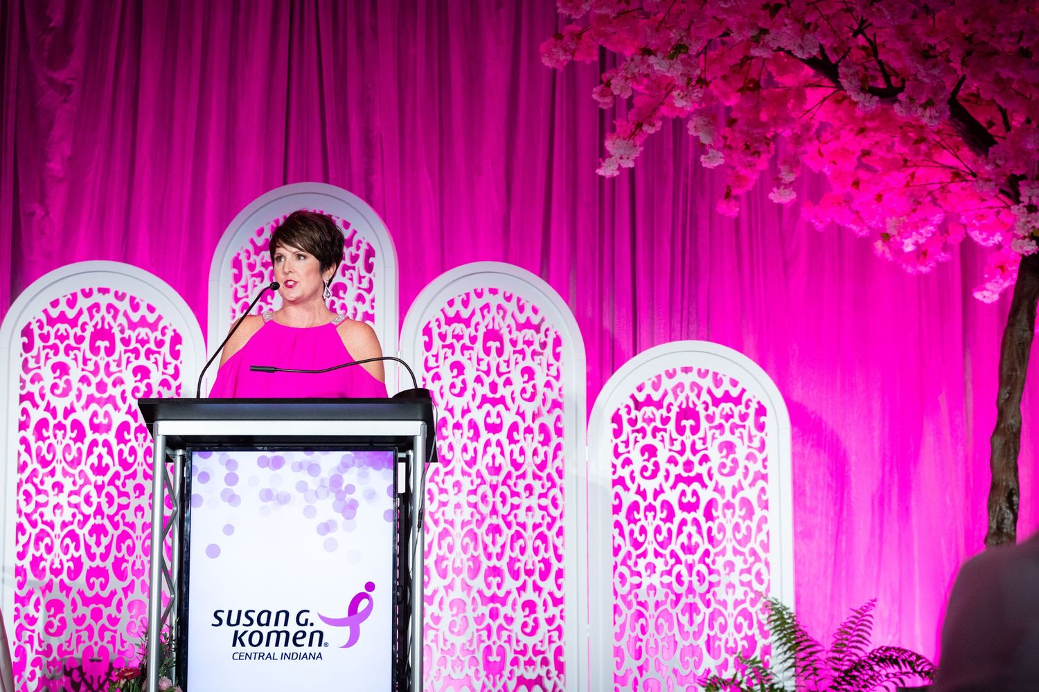 Pink Tie Ball at the Marriott with Susan G Komen Foundation