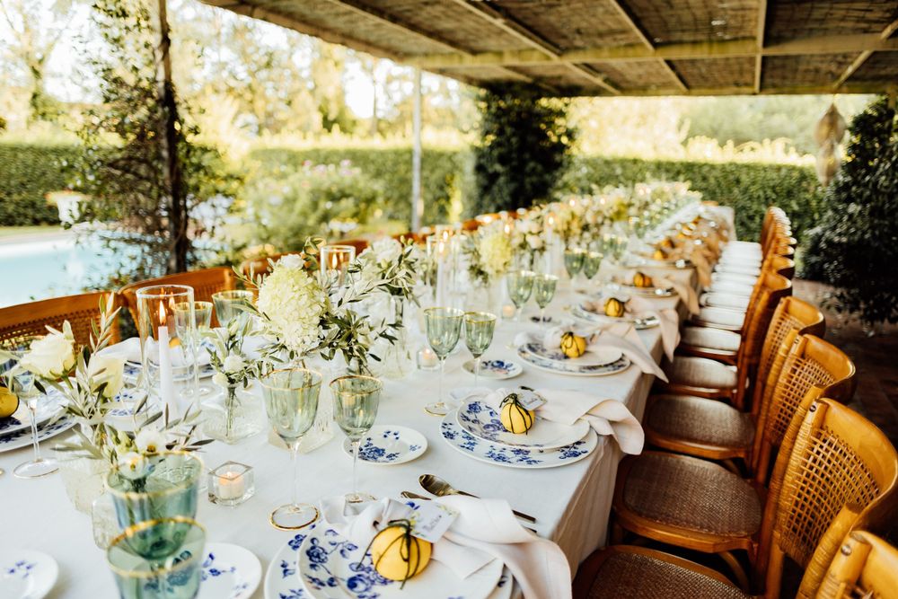 Wedding Dinner in Lucca, Italy - Lucca Wedding Photographer - Beautiful Lucca Apartments and Villas Wedding
