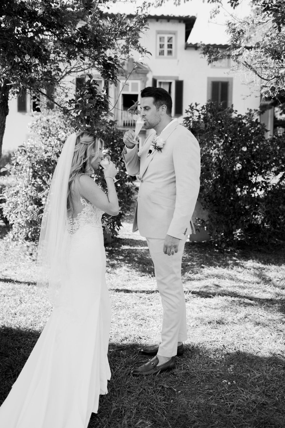 Lucca, Italy Destination Elopement - Lucca Wedding Photographer - Beautiful Lucca Apartments and Villas Wedding