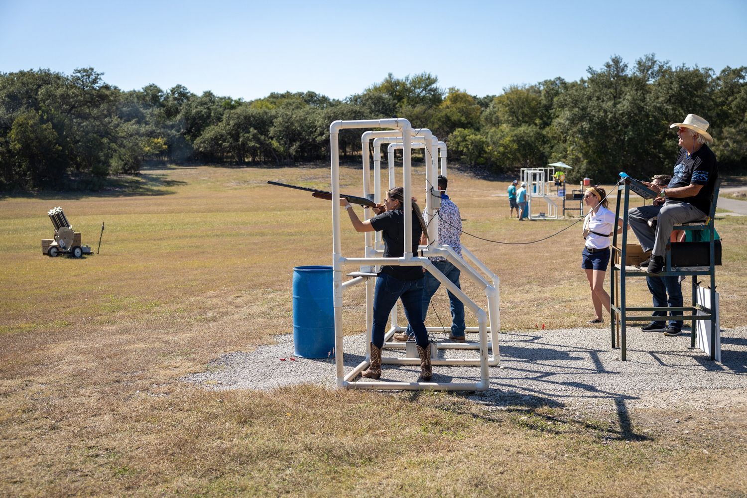 AIASA Clays & Q - Corporate Event photographed by Sean Carranza