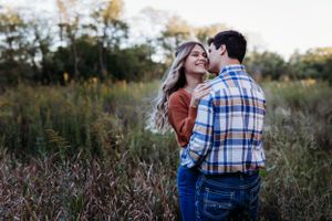cute young couple photoshoot kent park oxford iowa sage and ivy studio corridor