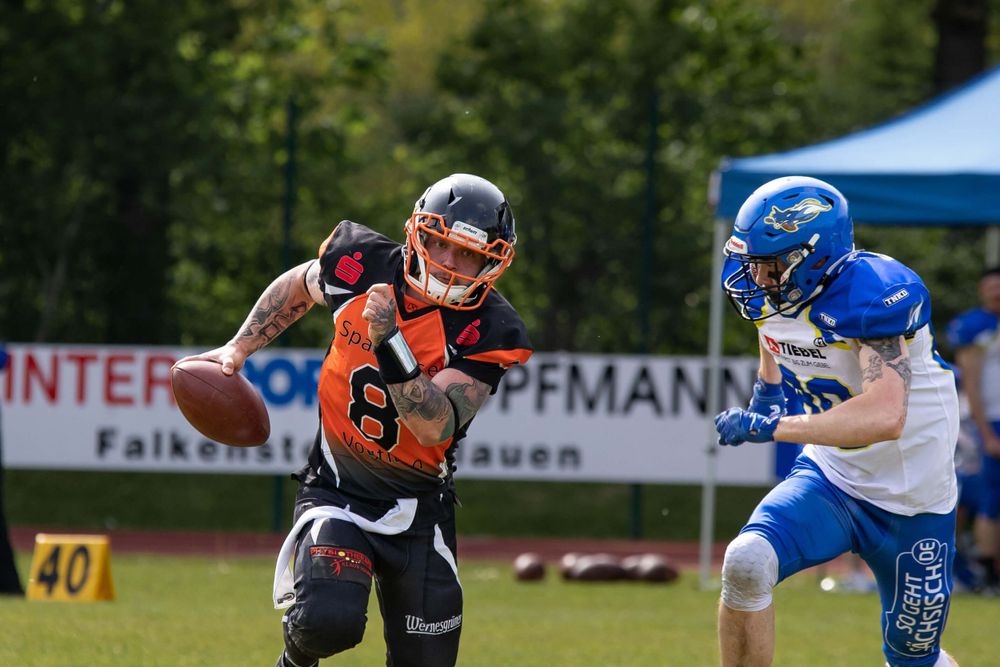 Sportfoto : Quarterback der Vogtland Rebels