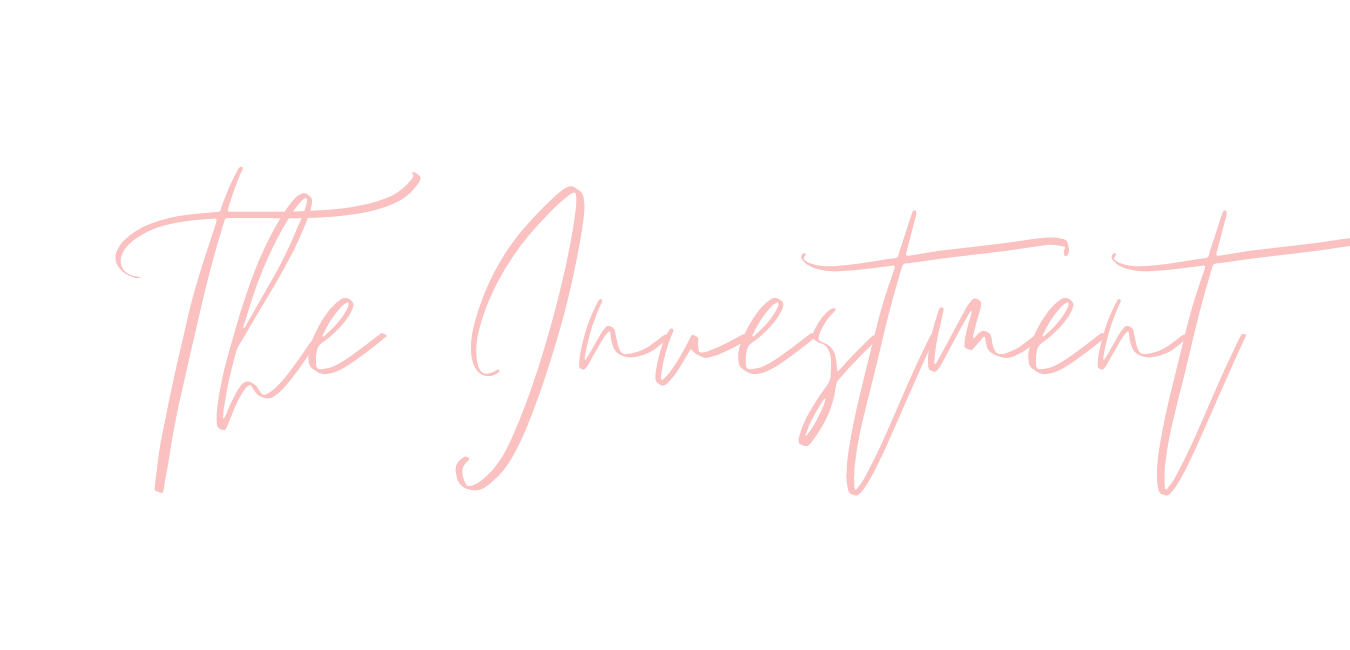 Pink neon cursive text reading "The Investment" on black background.