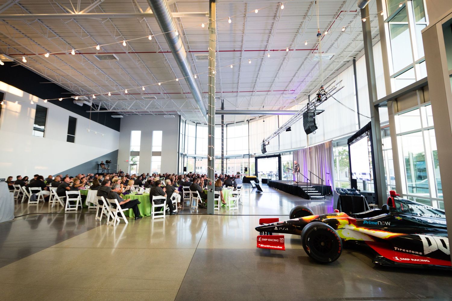 Sales Meeting at Dallara Car Factory with FedEx