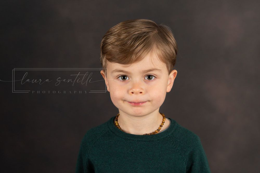 classic preschool portrait, brown marble backdrop, school portrait, preschool photo
