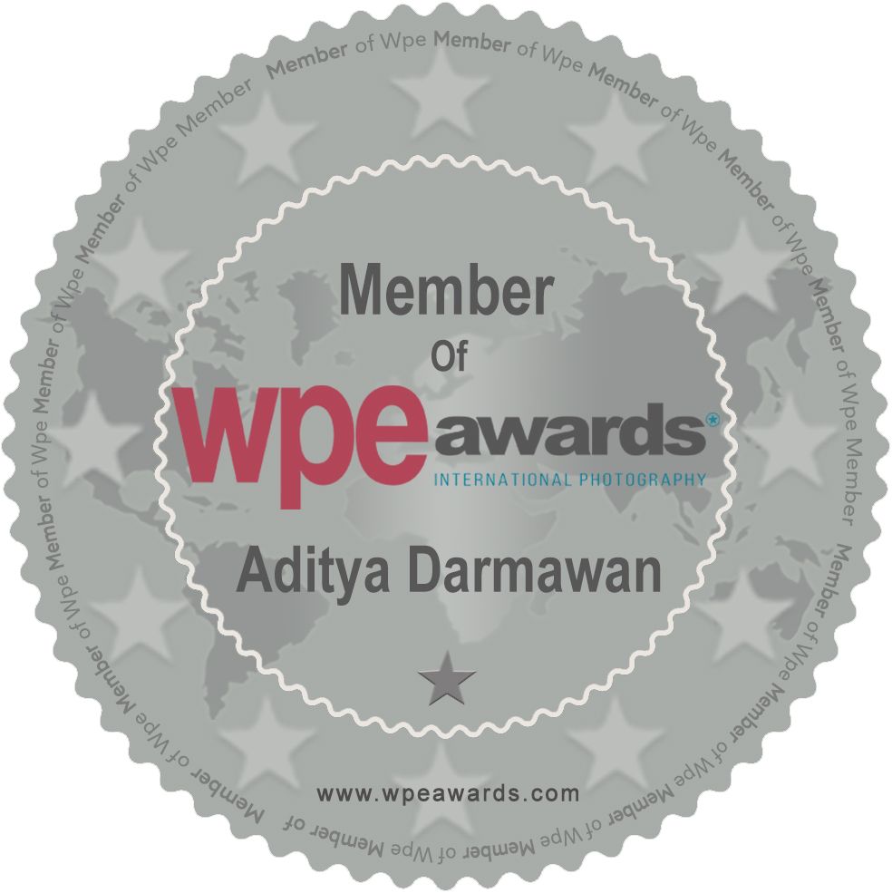 WPE Awards membership badge for Aditya Darmawan in silver and red design.