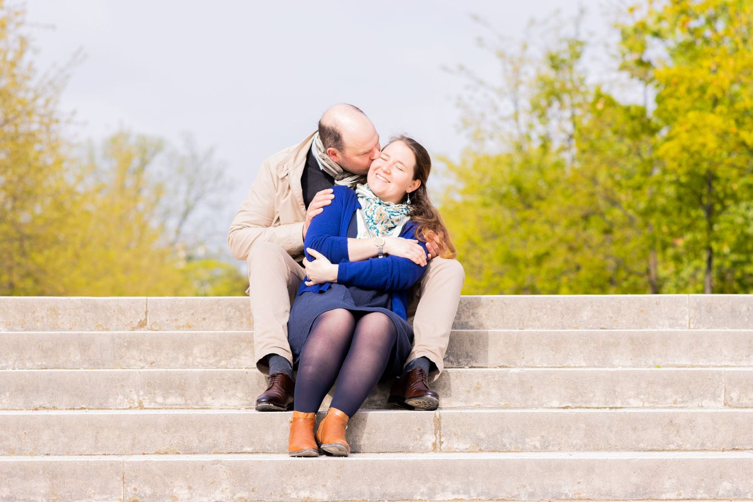 Gabrielle Scherrer photographe de mariage couple shooting paris