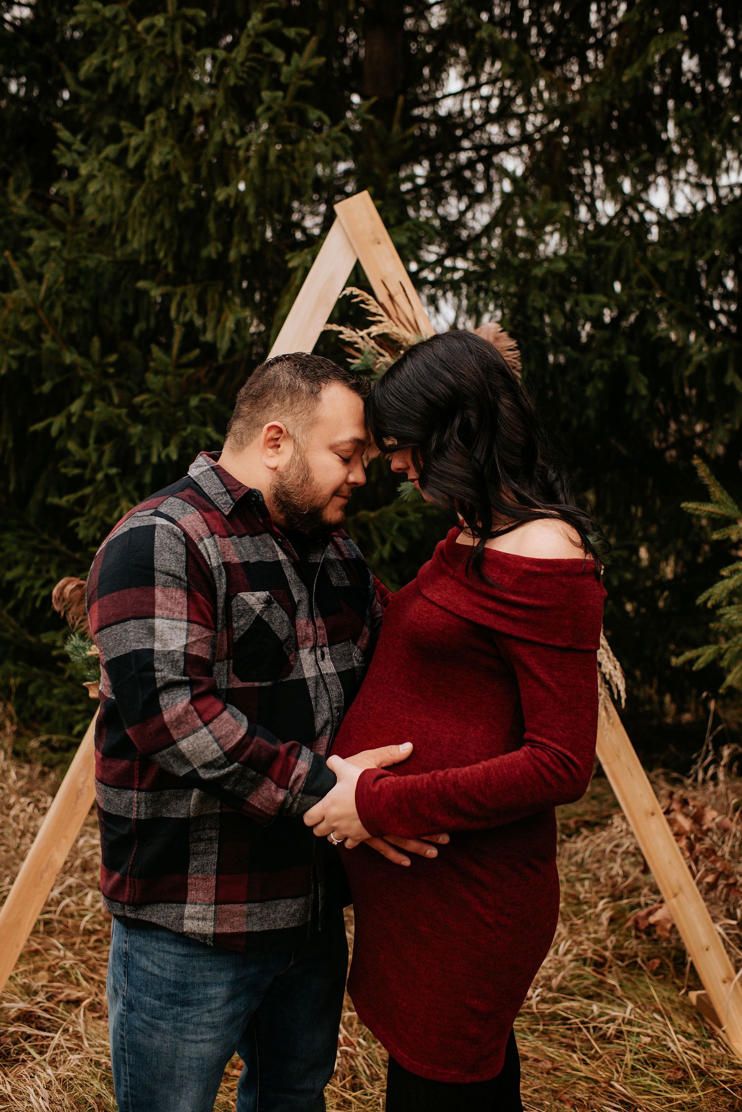 holiday maternity photos