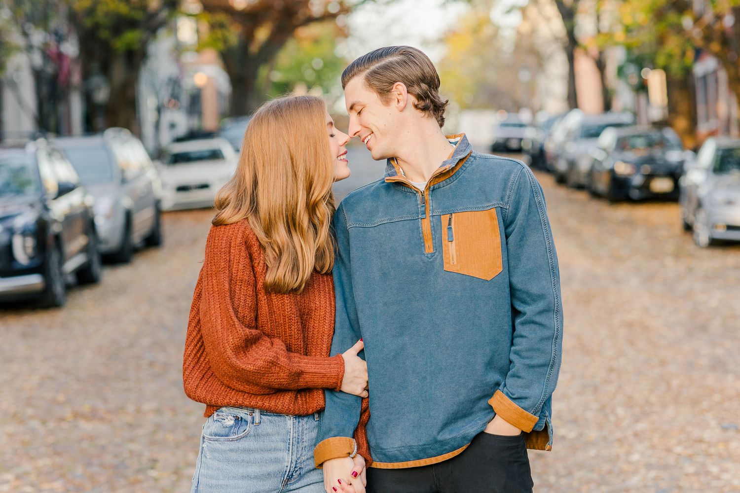 OLD TOWN ALEXANDRIA FALL ENGAGEMENT SHOOT