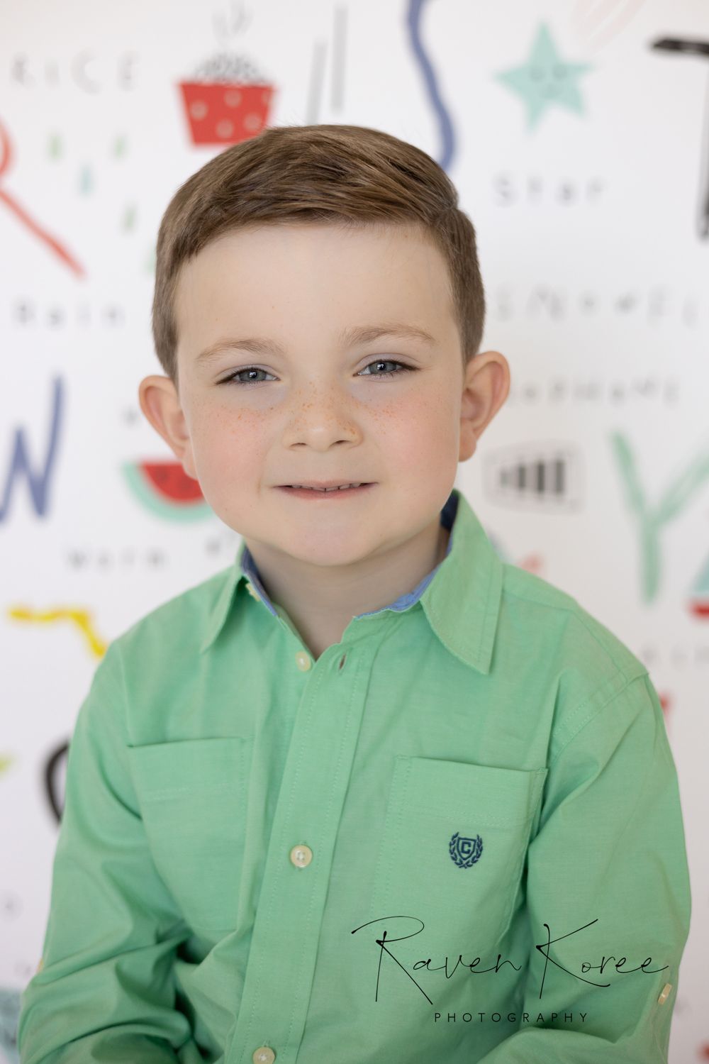 Child individual photo session in studio Seymour Tennessee