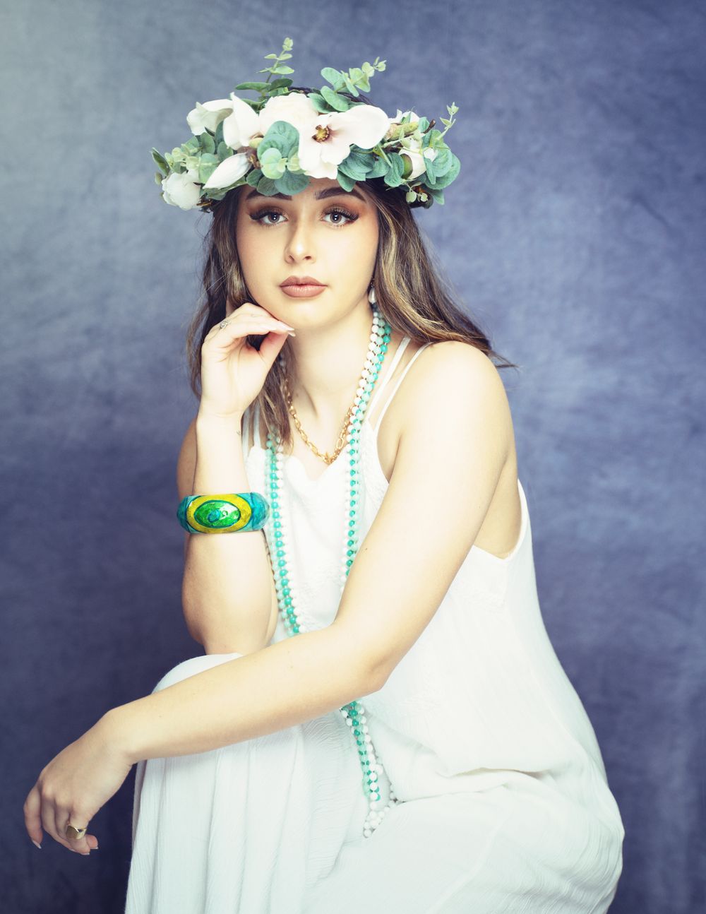 Fun and flirty boho creative portraits