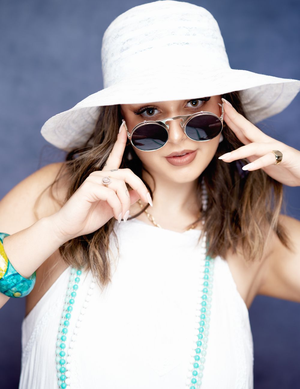 Fun and flirty boho creative portraits