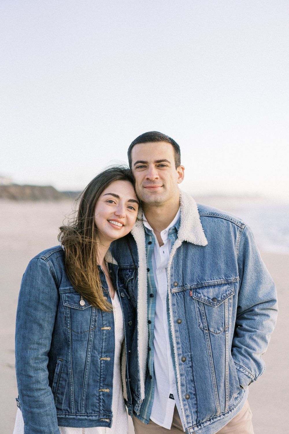 Half Moon Bay Beach engagement/wedding photos.
