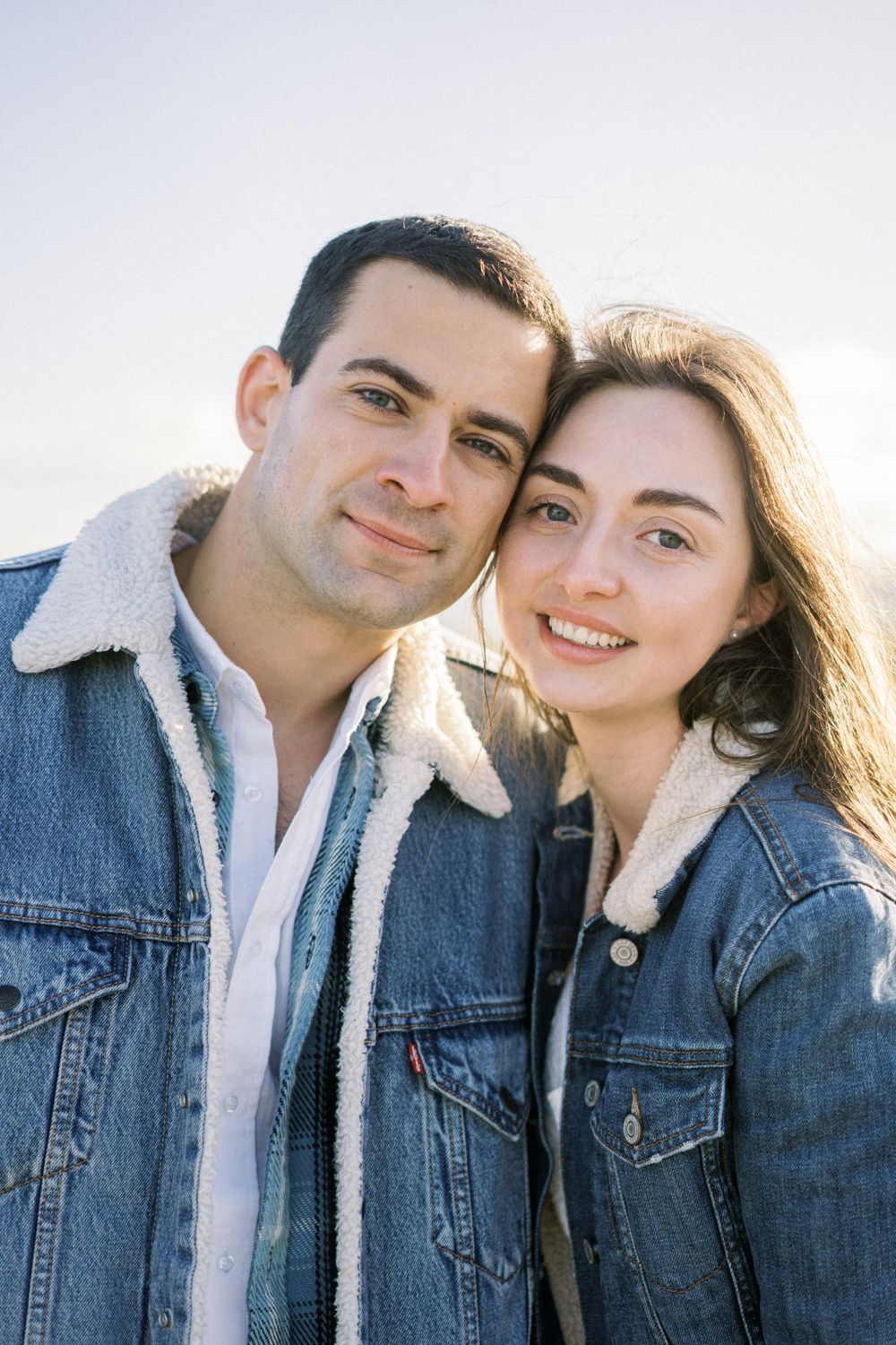 Half Moon Bay Beach engagement/wedding photos.
