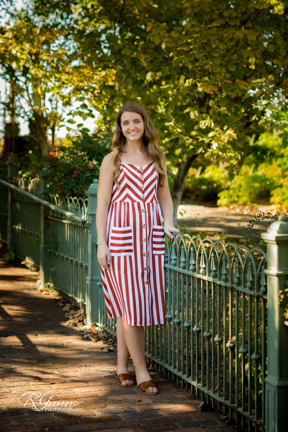 senior girl photography at Gilcrease Gardens