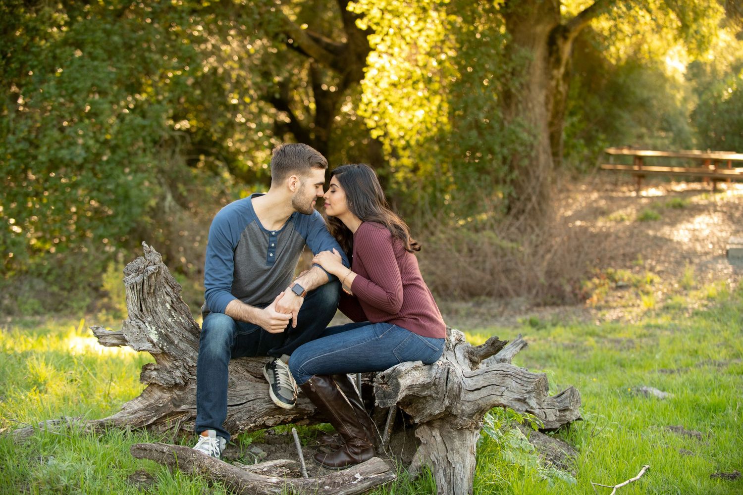 Biriones engagement session, Layfayette CA.