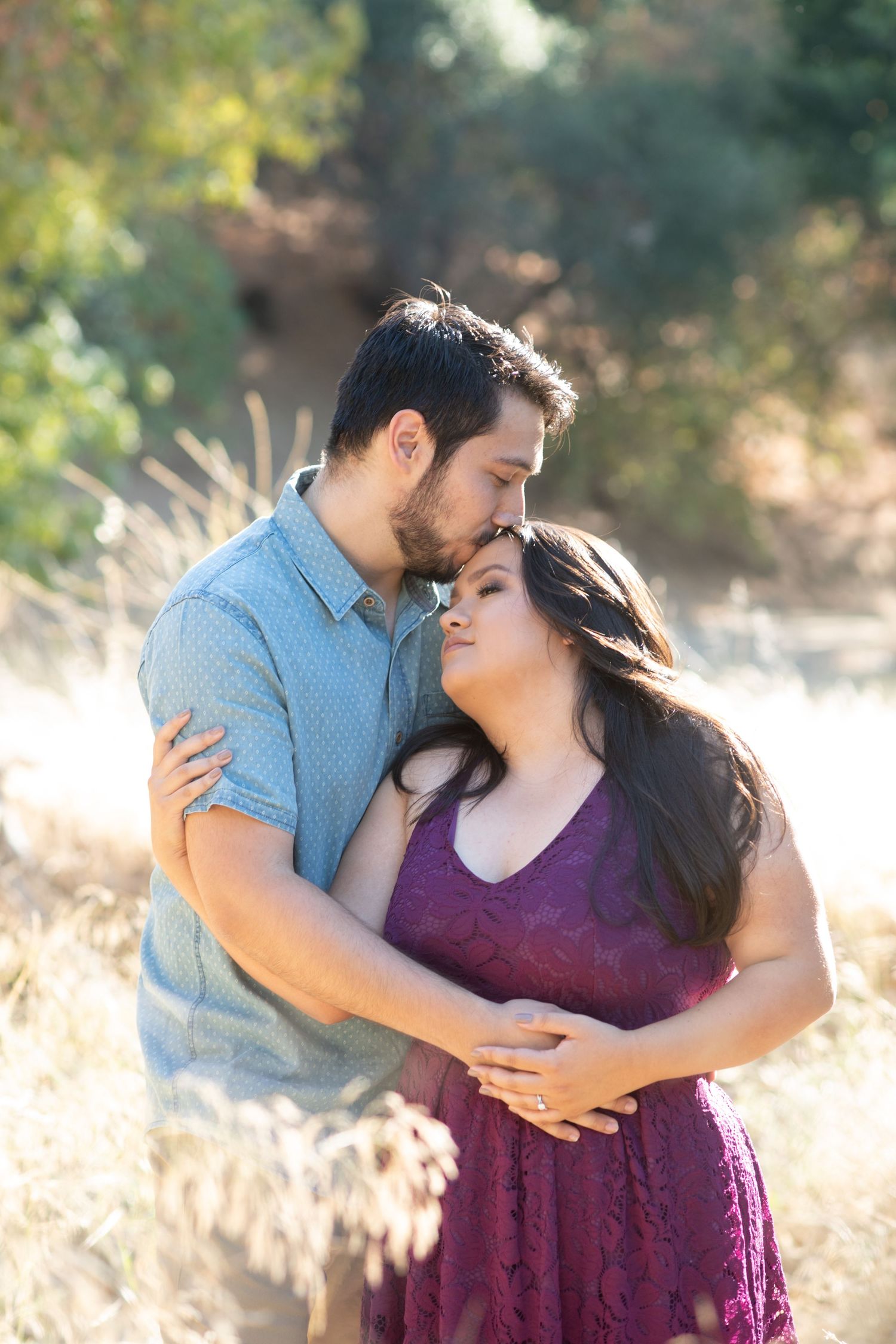 Round Valley engagement session, Brentwood CA.