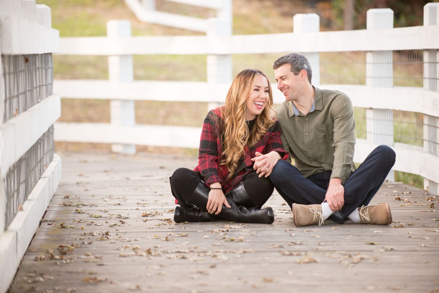 Couple sitting next to each other, Alviso Adobe Park, 3465 Old Foothill RD, Pleasanton CA