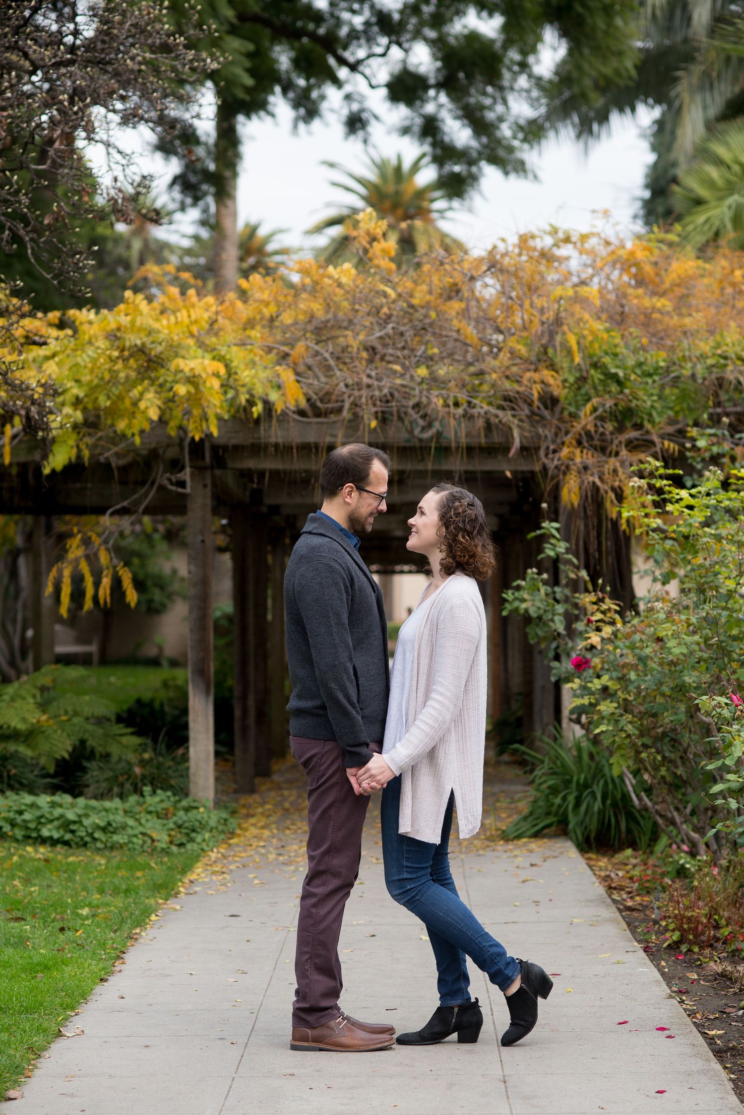 Santa Clara University engagement session, Santa Clara CA