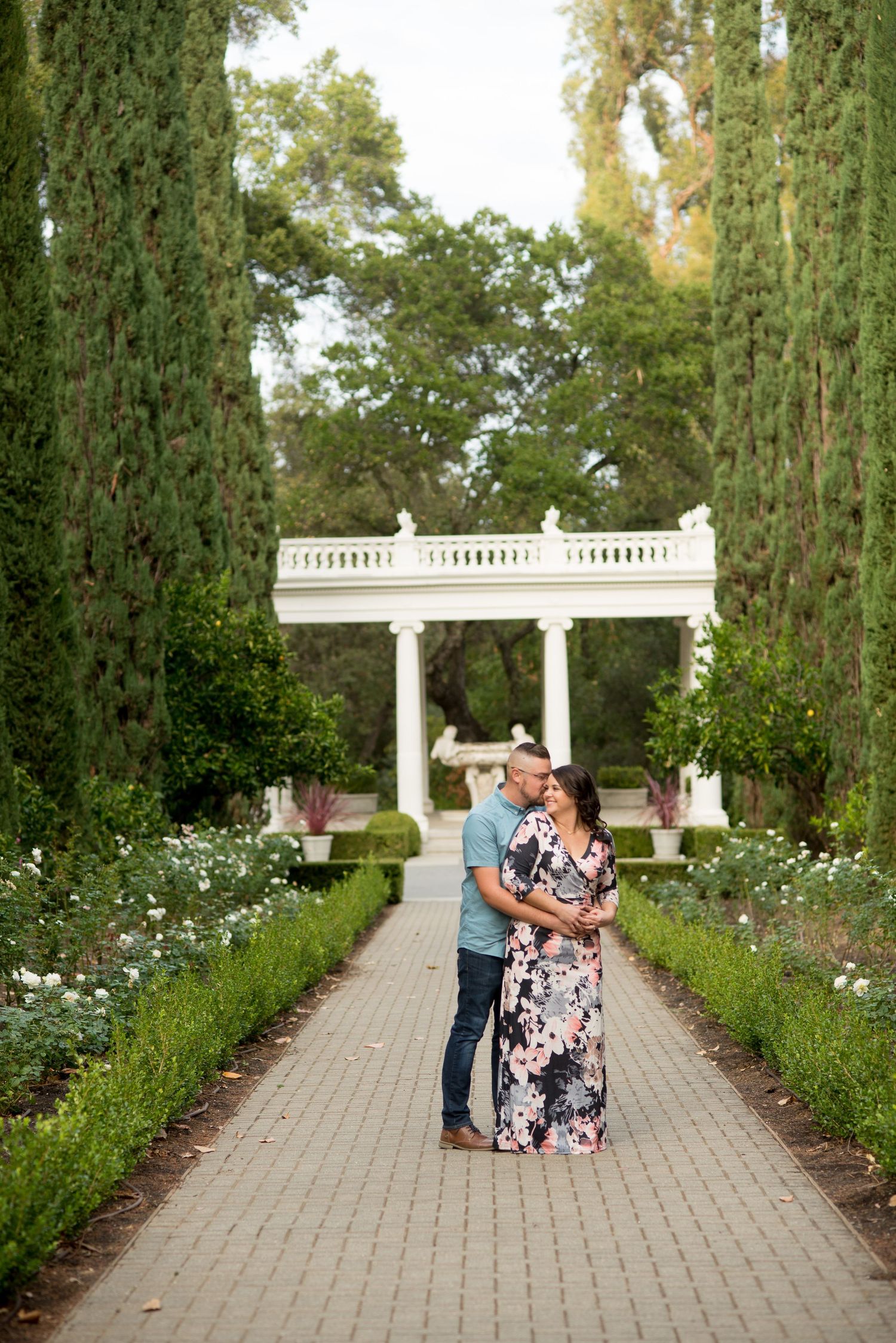 Couple hugging, Montalvo Art Center, 15400 Montalvo Rd, Saratoga CA